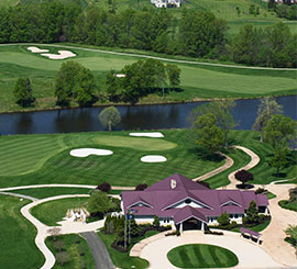 Photo of clubhouse at Bull Run Golf Club.