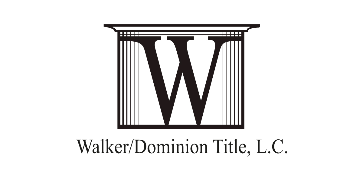 Walker / Dominion Title Logo